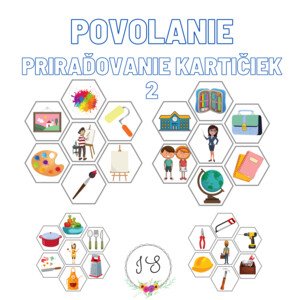 Povolanie - priraďovanie kartičiek 2