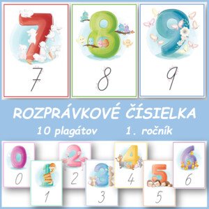 Rozprávkové čísielka - plagáty