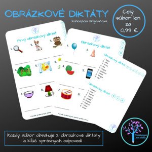 Súbor obrázkových diktátov 1 (koncepcia Virgovičová)
