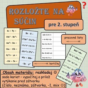Rozložte na súčin