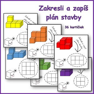 Zakresli a zapíš plán stavby
