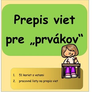 Prepis viet pre prvákov 