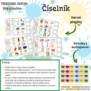 Triedime odpad: Číselník (Hra s kockou)