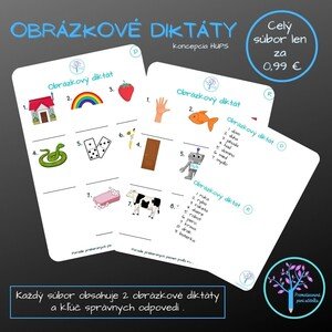 Súbor obrázkových diktátov 4 (koncepcia HUPS)