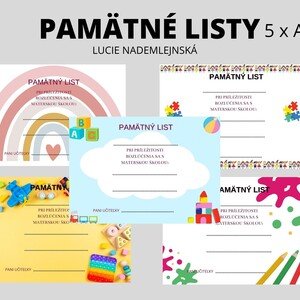 PAMÄTNÝ LIST
