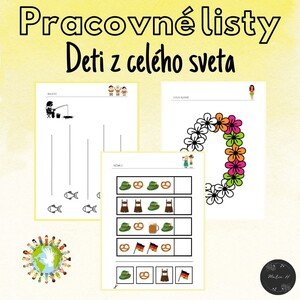 Deti z celého sveta, pracovné listy
