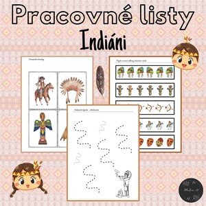 Indiáni, pracovné listy