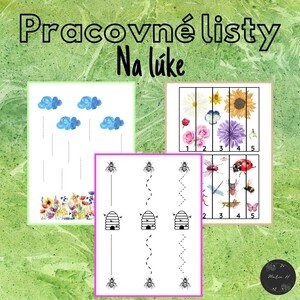 Na lúke, pracovné listy
