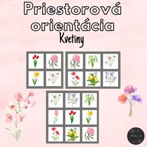 Kvetiny, priestorová orientácia