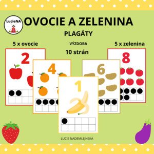 Ovocie a zelenina plagáty