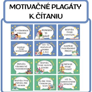MOTIVAČNÉ PLAGÁTY K ČÍTANIU