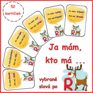Ja mám, kto má ... vybrané slová po R?
