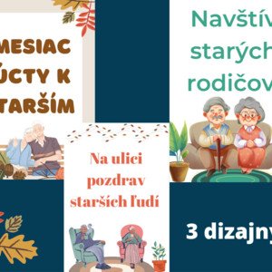Mesiac úcty k starším- nástenka
