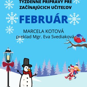 Prípravy pre začínajúce učiteľky -FEBRUÁR
