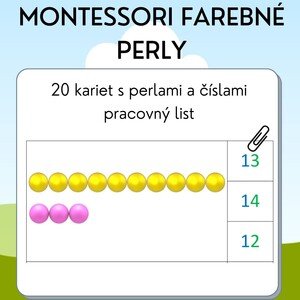 Farebné perly do 20