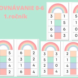 Porovnávanie 0-6 1.ročník
