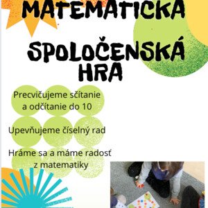 Hra - matematika - precvičovanie sčítania a odčítania do 10 