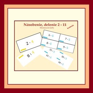 Násobenie, delenie 2 - 11	