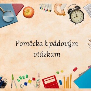 Pomôcka pre určovanie pádov