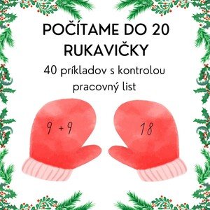 Počítame do 20 - rukavičky