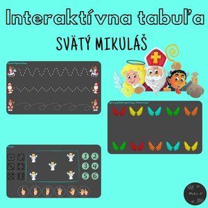 Svätý Mikuláš, interaktivna tabuľa