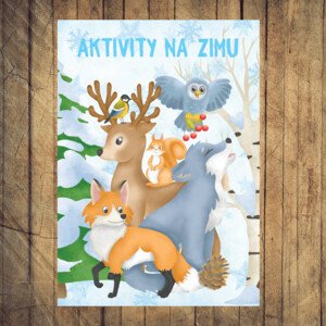 Kniha aktivít na zimu