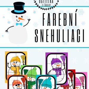 Farební snehuliaci