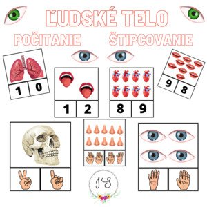 Ľudské telo - štipcovanie, počitanie