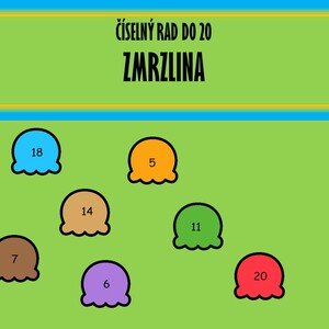 Zmrzliny - číselný rad do 20 FT