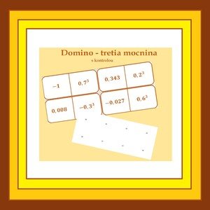 Tretia mocnina - domino