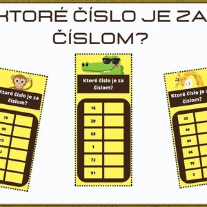 Ktoré číslo je za číslom?