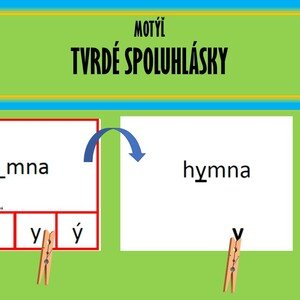 Tvrdé spoluhlásky - Motýľ