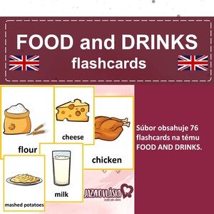 Food and drinks flashcards