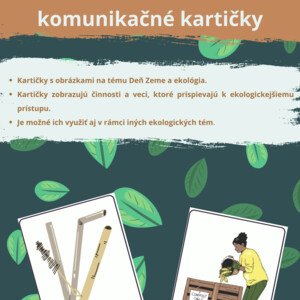 Deň Zeme komunikačné kartičky