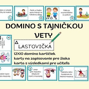 DOMINO S TAJNIČKOU - vety