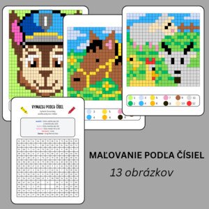 MAĽOVANIE PODĽA ČÍSIEL