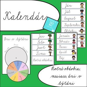 Kalendár - výzdoba triedy