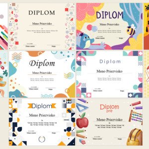 Diplomy - editovateľný word súbor
