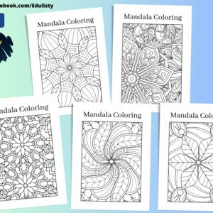 Mandala - omaľovánky 