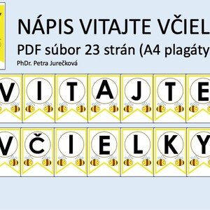 Výzdoba triedy VITAJTE VČIELKY