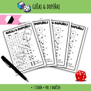 Guľaj a dopĺňaj – samohlásky