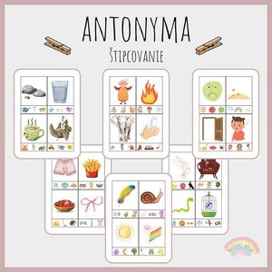 Antonyma, štipcovanie