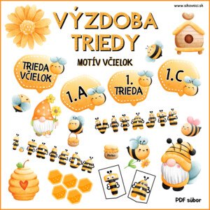 VÝZDOBA TRIEDY - VČIELKY