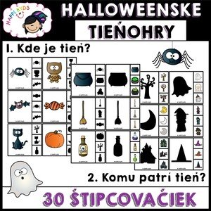 HALLOWEENSKE TIEŇOHRY - štipcovanie