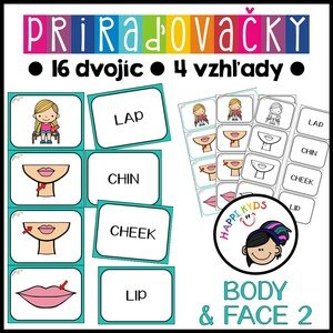 Priraďovačky - BODY & FACE 2