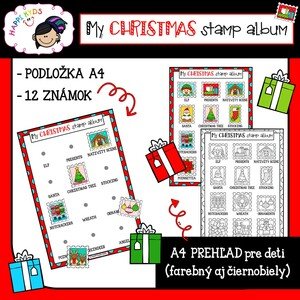 My CHRISTMAS stamp album - skladačka a obrázkový prehľad 