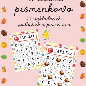 Ovocné písmenkovo - vykladanie