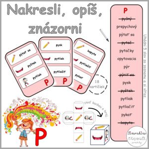 Nakresli, opíš, znázorni - vybrané slová po P
