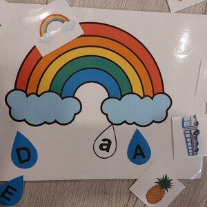 Abeceda Duha obrazky pismena 