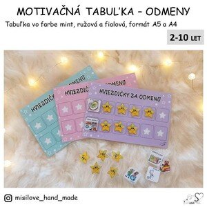 MOTIVAČNÁ TABUL’KA – ODMENY